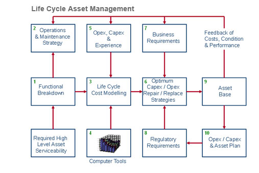 Life Cycle Asset Management graph